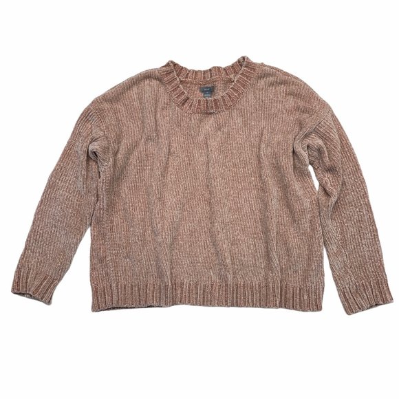 Aerie Pink Metallic Chenille Knit Sweater - Picture 1 of 7